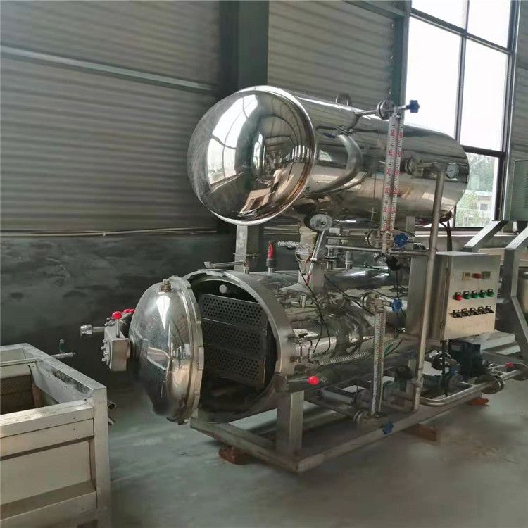 转让二手全自动不锈钢杀菌锅 真空包装卤蛋灭菌锅 熟食高温杀菌釜