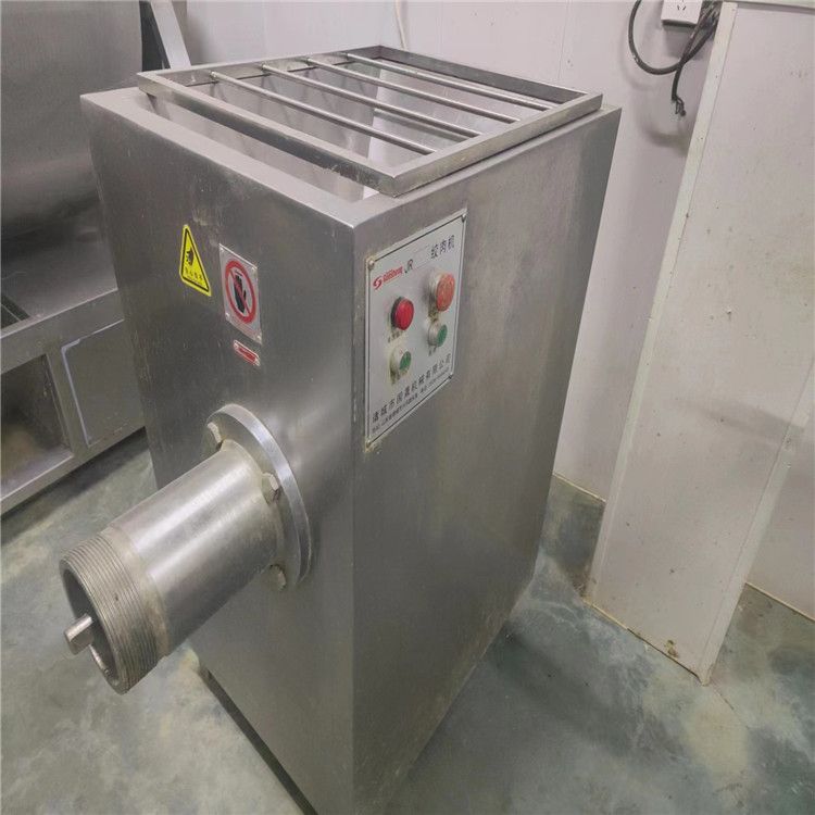 转让二手绞肉机 大型全自动绞肉机 适用于冻肉鲜肉设备骨肉骨肉分离机