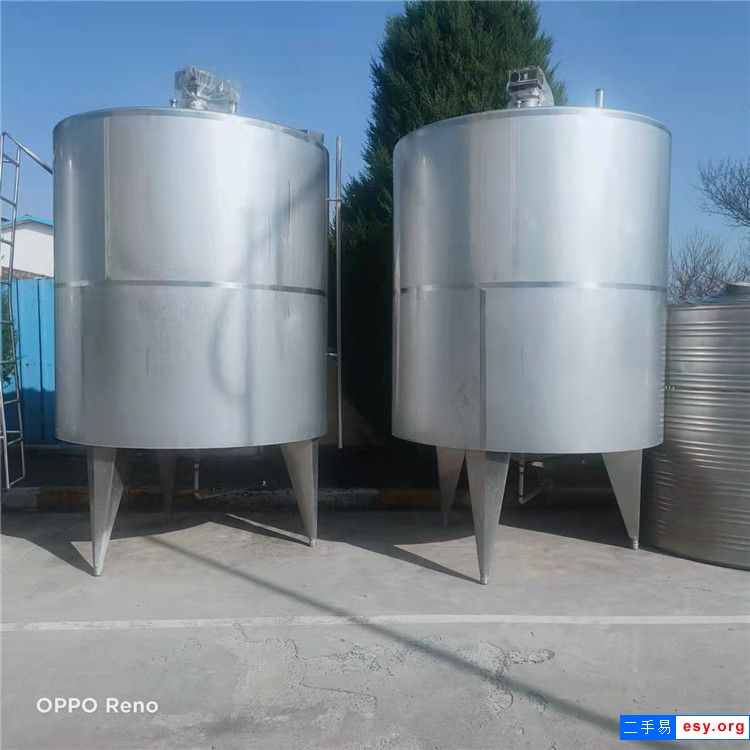 二手发酵罐 啤酒发酵罐 乳品发酵罐液体发酵罐 不锈钢40/50立方储罐