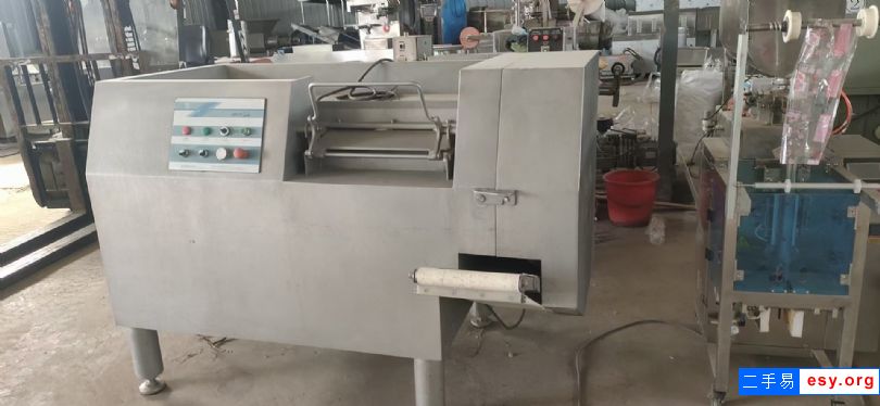 出售二手冻肉切块机全自动多功能切丁机砍排机冻肉刨肉机肉类加工设备厂里