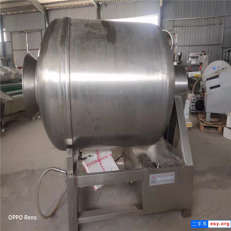 出售二手肉类液压滚揉机不锈钢真空滚揉机肉类榨菜变频腌制入味机