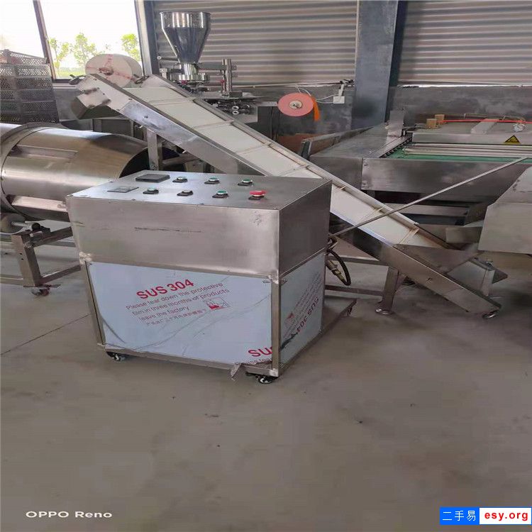 转让二手双螺杆狗粮膨化机膨化机生产线宠物膨化休闲食品加工设备微波