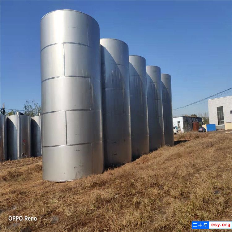 出售二手啤酒发酵罐不锈钢30/50/60立方储罐食品级不锈钢储存罐
