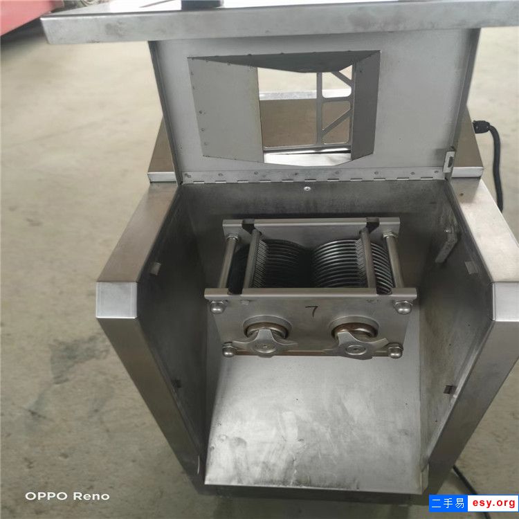 转让550型冻牛肉切丁机二手全自动多功能果蔬切丁切片机冻肉切片切丁机