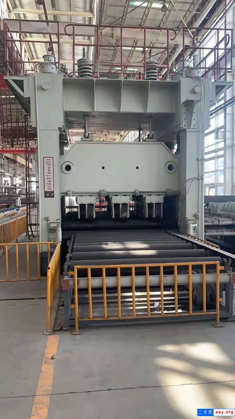 转让:出售湖北鄂重产16x2500钢板校平机,屈服极限1100mpa,可校普