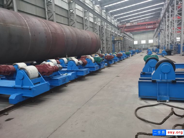 转让现货出售80150吨行走滚轮架行走可调式滚轮架塔筒专用滚轮架