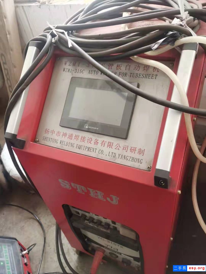 出售二手管板焊接机 扬州神通产，两台，全新未用