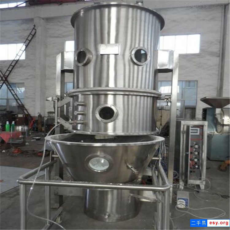 处理1200型二手沸腾制粒干燥机