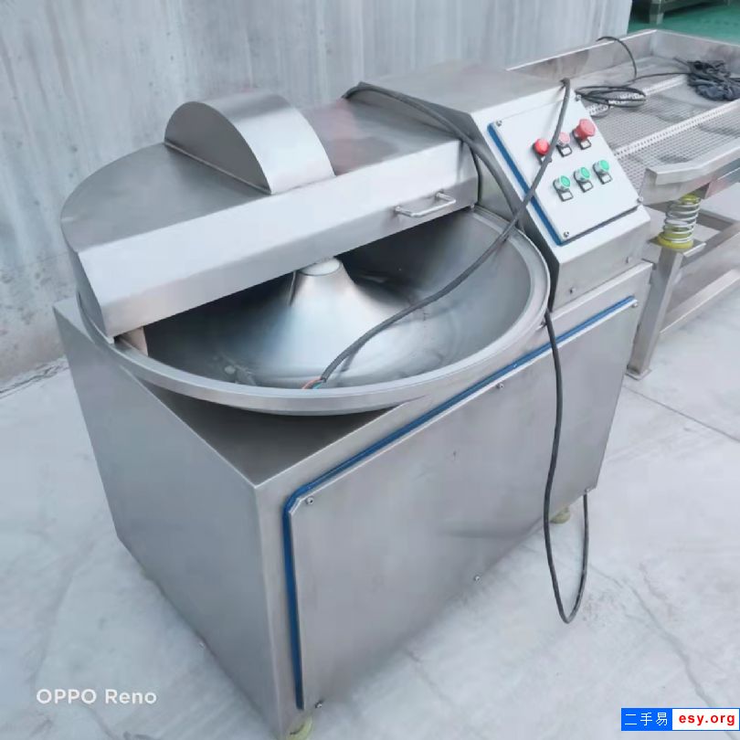 转让9成新125型斩拌机肉类高速变频斩拌机 二手蔬菜不锈钢斩拌机