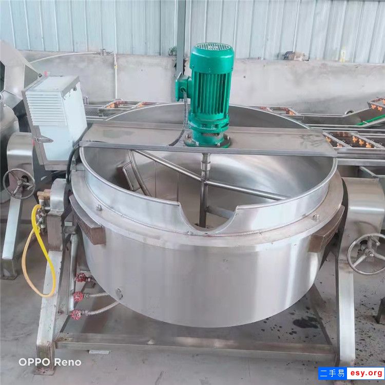 二手不锈钢立式夹层锅 电加热行星搅拌炒锅 受热均匀可倾斜搅拌夹层锅