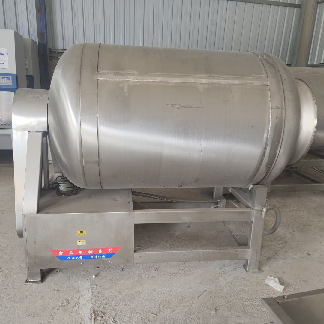 转让二手肉类腌制入味机500/600型真空滚揉机 液压自动滚揉机