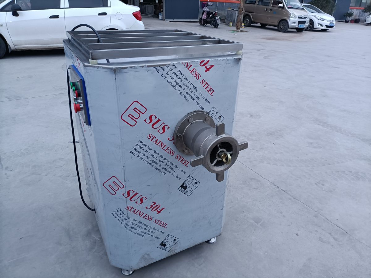 转让二手冻肉120型绞肉机不锈钢牛肉肉绞肉机不锈钢多功能绞肉机