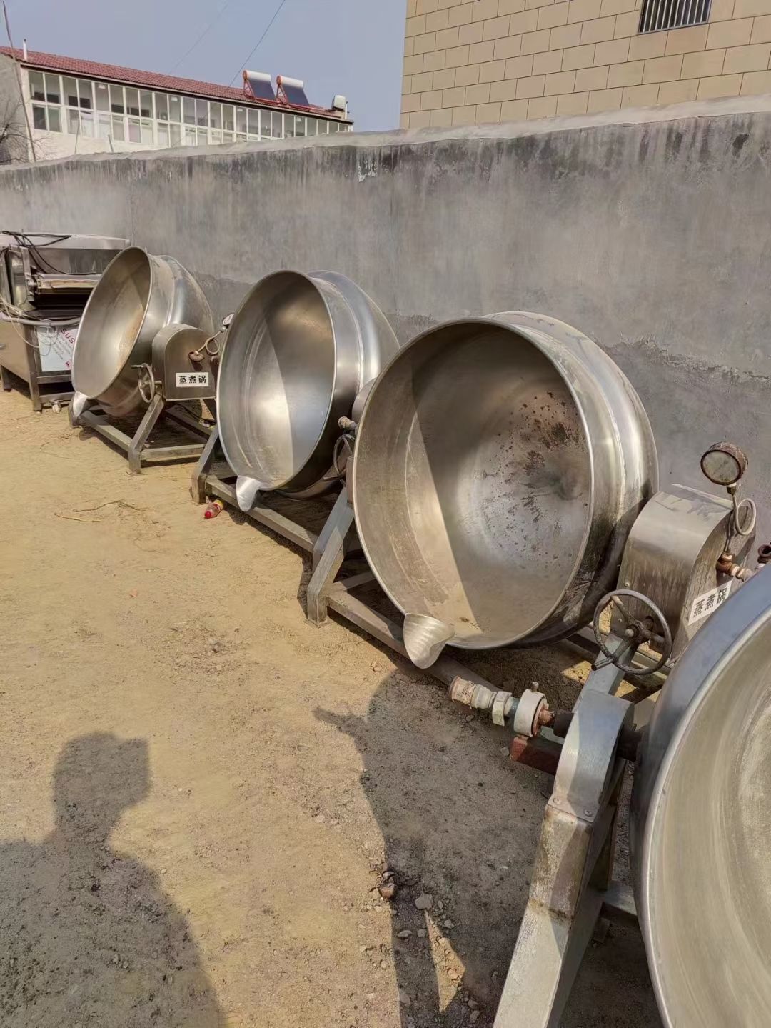 出售二手600升电磁行星自动搅拌炒锅 可倾斜电加热夹层锅 食高压蒸煮锅