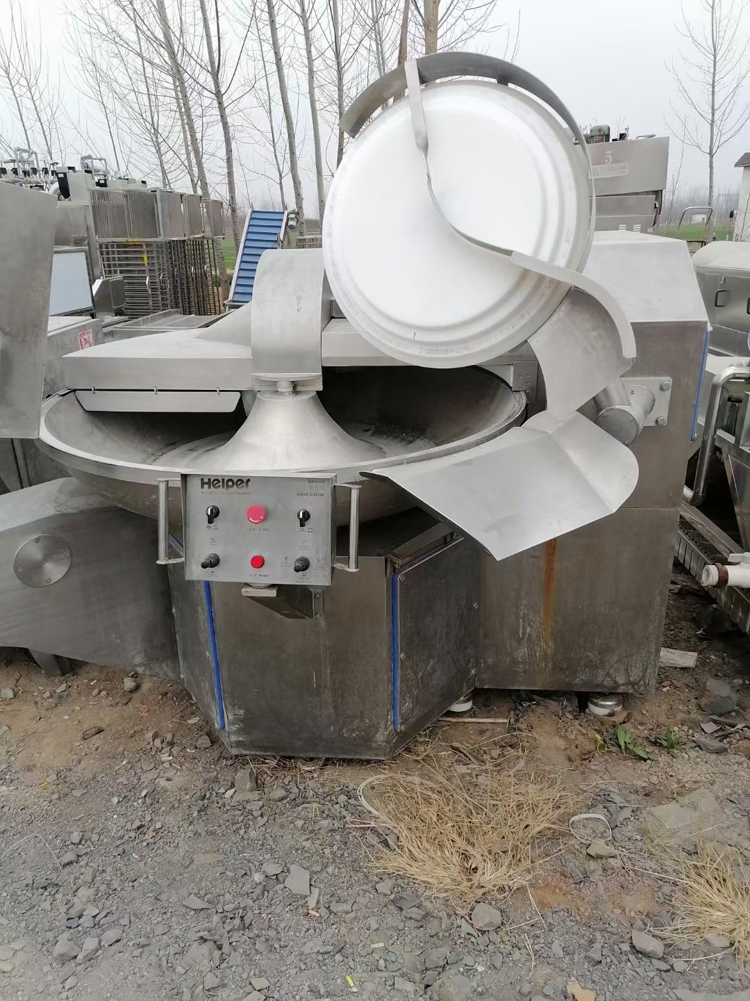 出售二手80型变频斩拌机不锈钢40型蔬菜斩拌机全自动多功能斩拌机