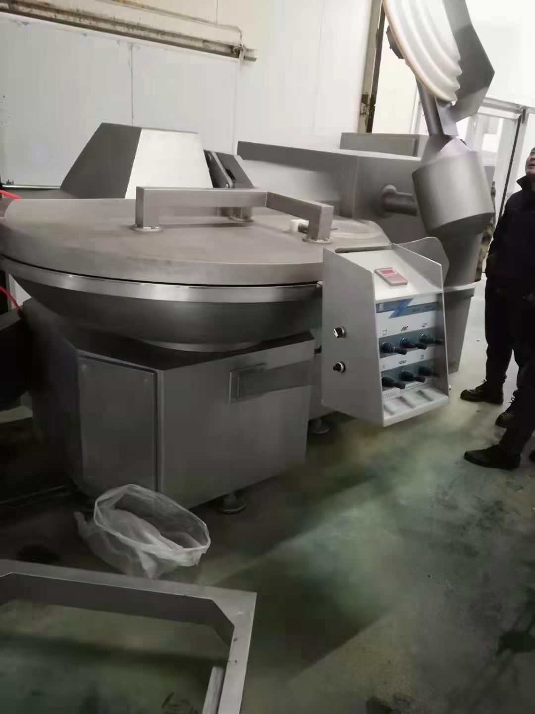 出售二手80型变频斩拌机不锈钢40型蔬菜斩拌机全自动多功能斩拌机