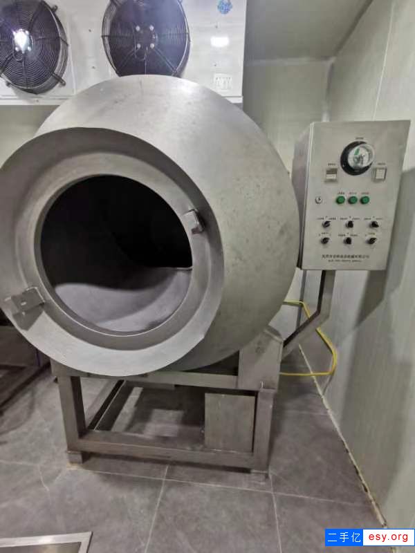 出售二手整鸡鸭脖腌制入味滚揉机不锈钢真空滚肉机液压滚揉机