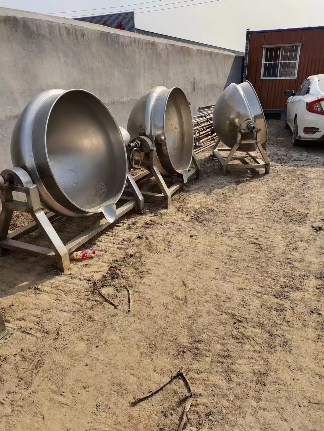 出售二手600升电磁行星自动搅拌炒锅 可倾斜电加热夹层锅 食高压蒸煮锅