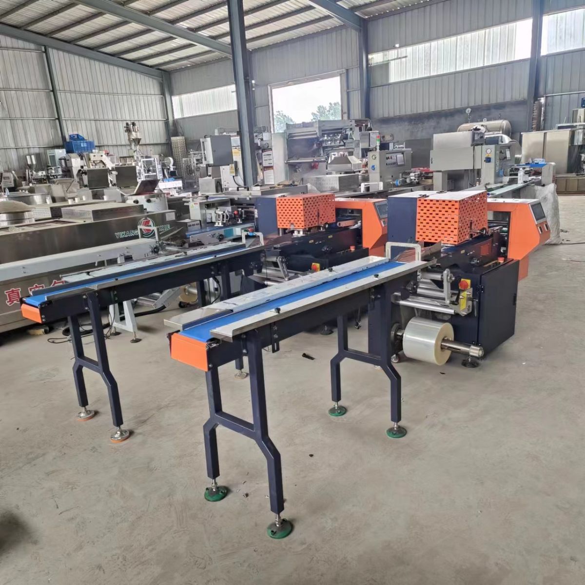 转让二手一次型用品全自动多功能枕式包装机 水果枕式包装机 二手包装机械