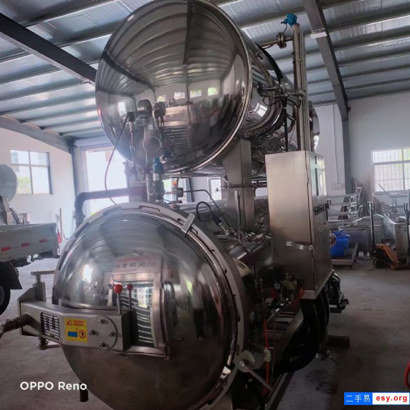 转让二手10立方饮料双锅并联电加热杀菌锅肉制品蒸汽杀菌锅单罐杀菌锅