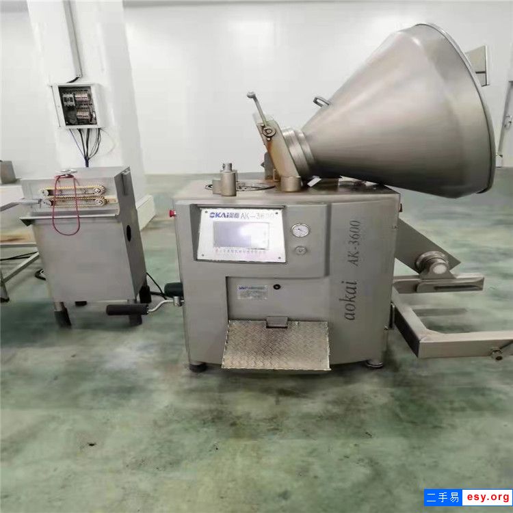 转让二手不锈钢灌肠机腊肠香肠灌肠设备真空自动定量扭结灌肠机操作简单