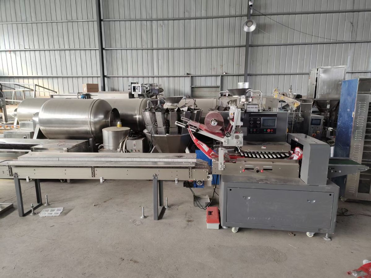 出售二手枕式包装机 700型双室真空包装机 食品滚动式真空包装机