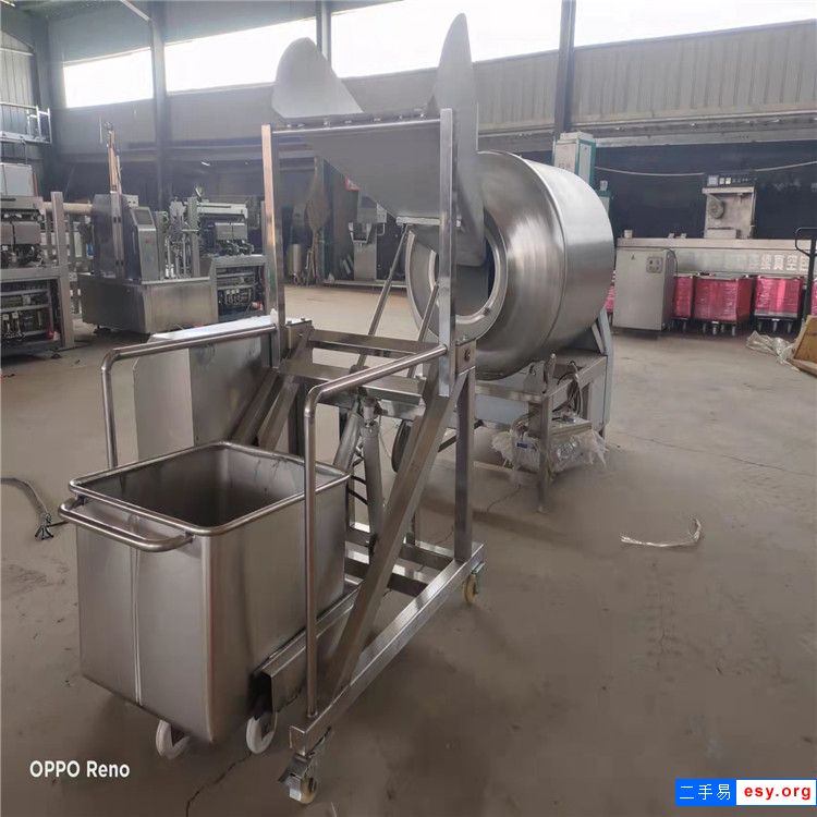 二手真空滚揉机800L牛羊鸡肉快速腌制机全自动变频调速滚揉设备操作简单