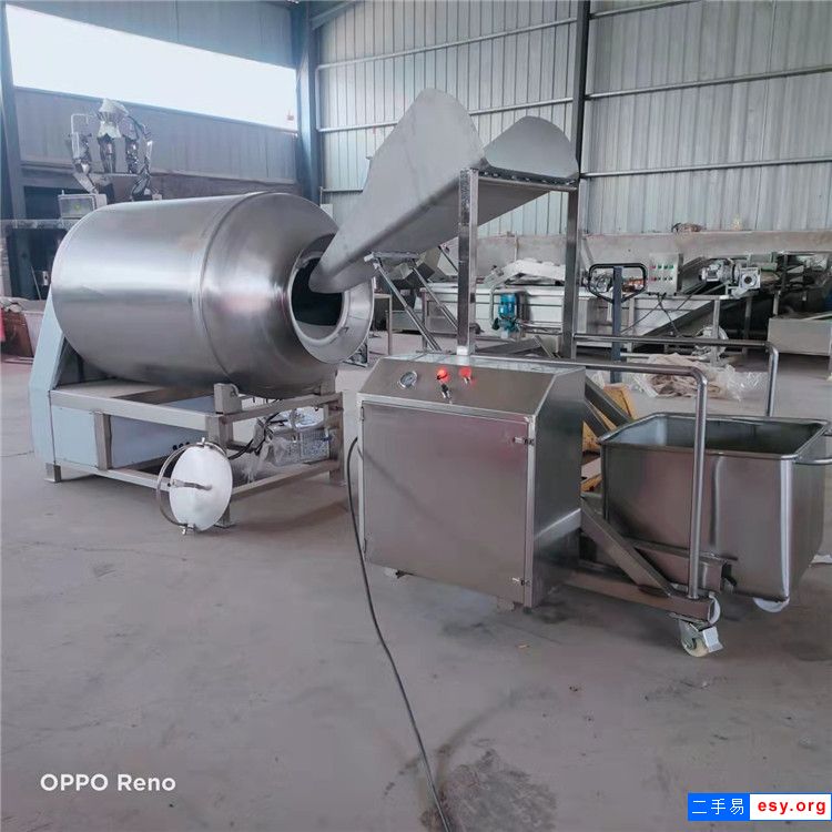 二手真空滚揉机800L牛羊鸡肉快速腌制机全自动变频调速滚揉设备操作简单