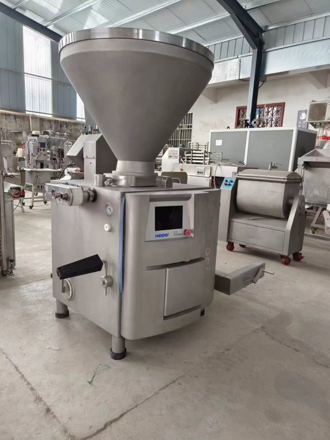 出售二手哈特慢自动扭结灌肠机 液压灌肠机 红肠不锈钢灌肠机