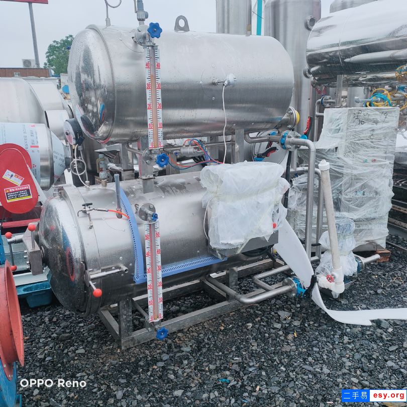 转让二手0.55立方杀菌锅 二手罐头水浴灭菌锅