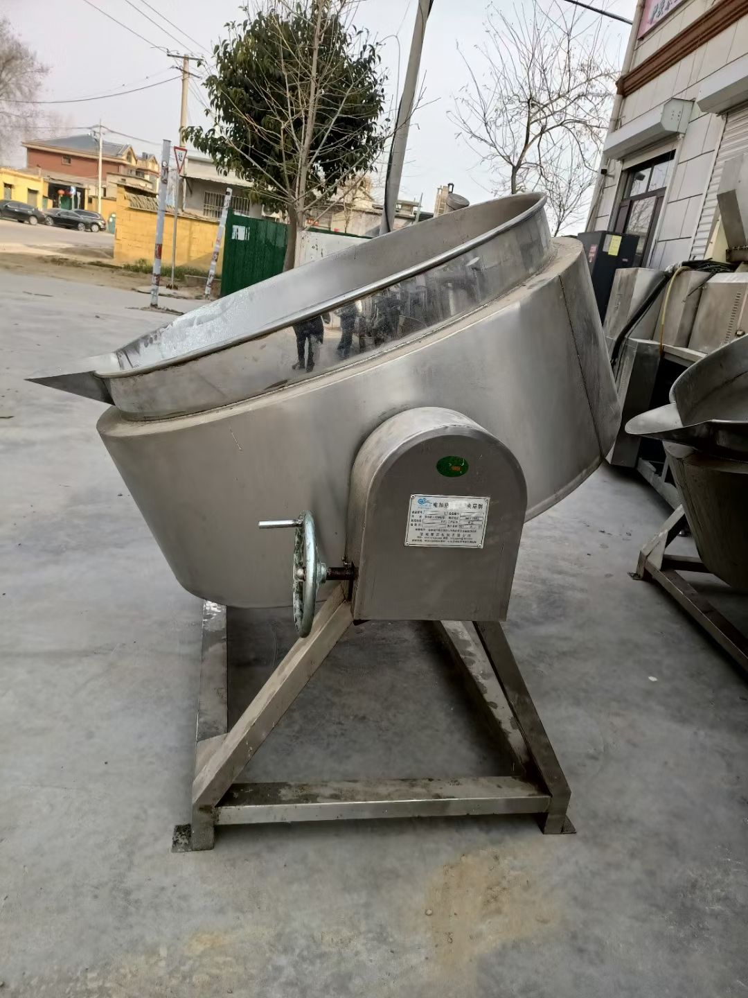 出售二手600升电磁行星自动搅拌炒锅 可倾斜电加热夹层锅 食高压蒸煮锅