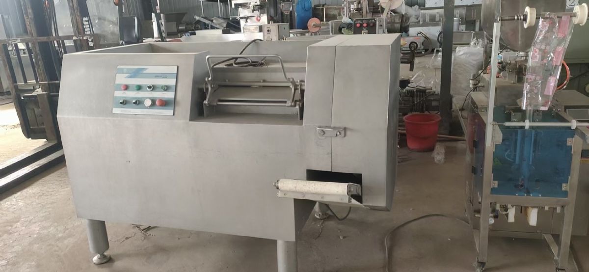 出售二手50型冻肉切丁机 不锈钢果蔬切片切丝机 全自动多功能切丁机