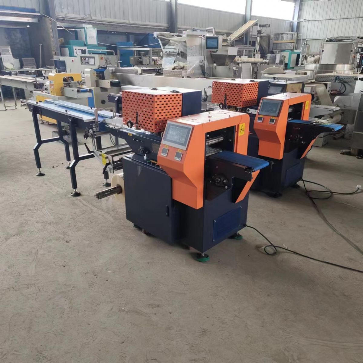 转让二手一次型用品全自动多功能枕式包装机 水果枕式包装机 二手包装机械