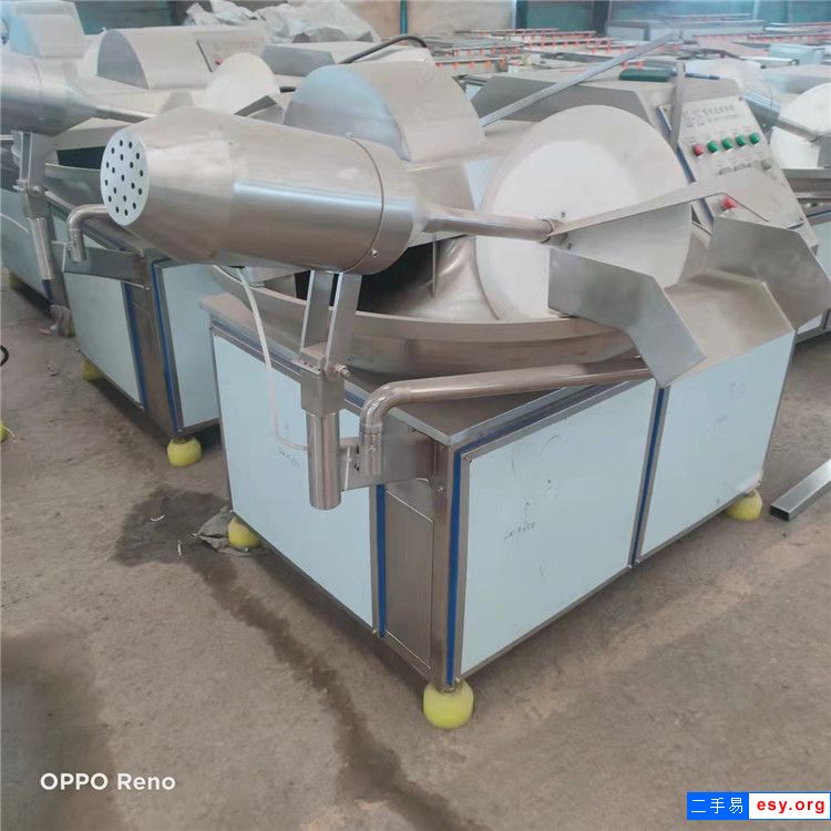 转让食品肉类二手斩拌机不锈钢变频真空斩拌机结构紧凑易清洗