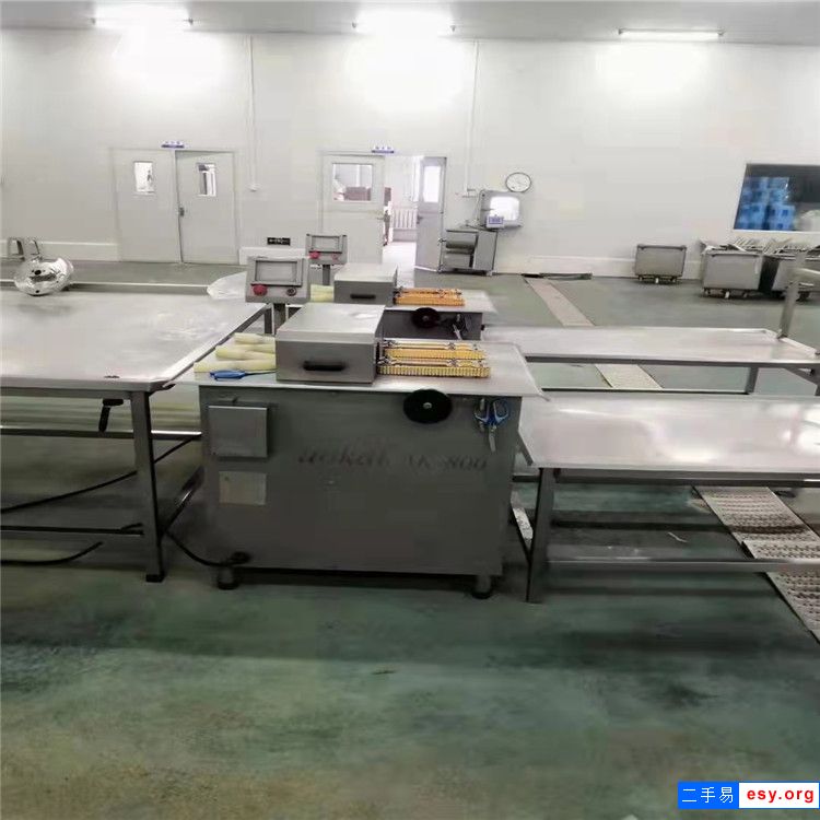 转让二手不锈钢灌肠机腊肠香肠灌肠设备真空自动定量扭结灌肠机操作简单