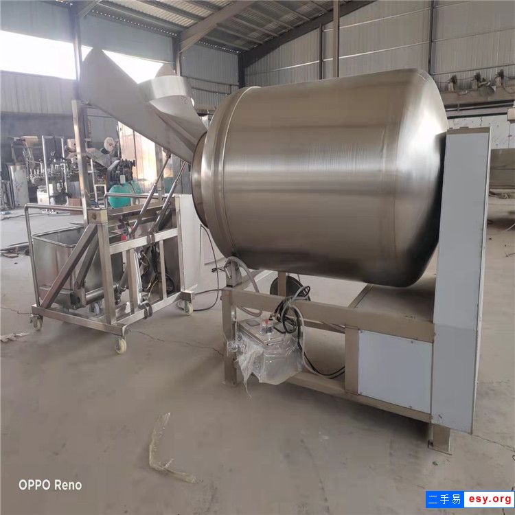 二手真空滚揉机800L牛羊鸡肉快速腌制机全自动变频调速滚揉设备操作简单