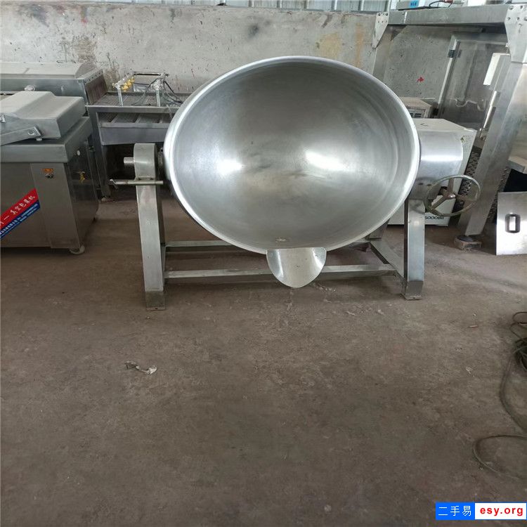 二手不锈钢立式夹层锅 电加热行星搅拌炒锅 受热均匀可倾斜搅拌夹层锅