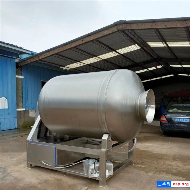 转让二手酱菜腌制真空滚揉机变频调速肉类滚揉机液压真空滚揉机