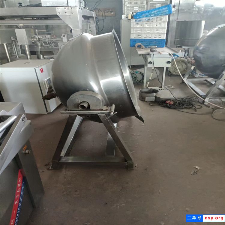 二手不锈钢立式夹层锅 电加热行星搅拌炒锅 受热均匀可倾斜搅拌夹层锅