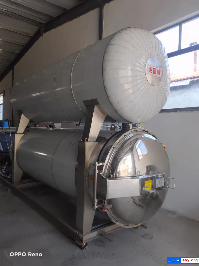 转让二手10立方饮料双锅并联电加热杀菌锅肉制品蒸汽杀菌锅单罐杀菌锅