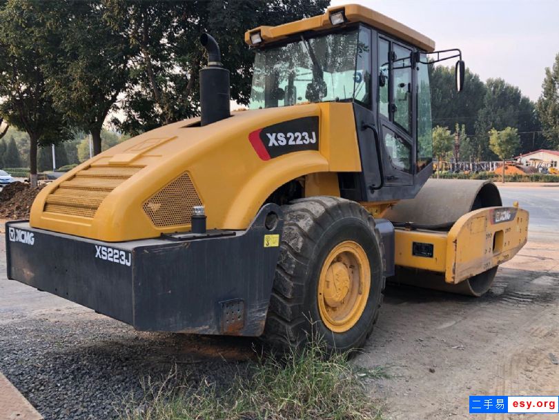 琼海二手3吨双钢轮压路机