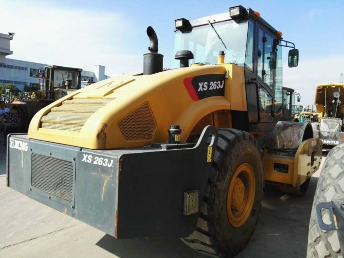 义乌二手震动压路机