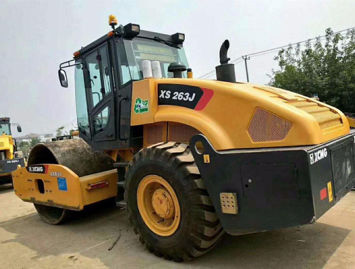 义乌二手震动压路机