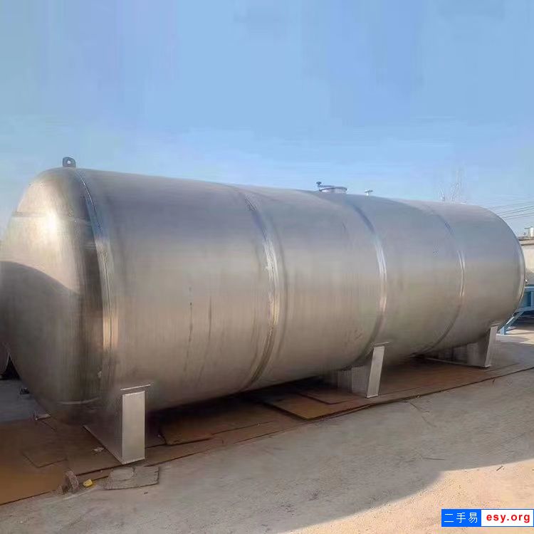 出售二手立式不锈钢储罐化工压力容器卧式不锈钢储罐