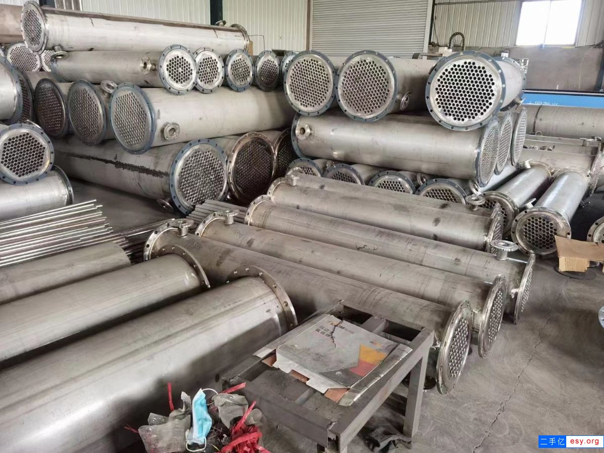 出售二手不锈钢冷凝器列式管冷凝器材质304不锈钢多种型号