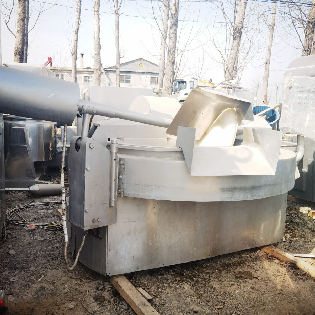 常年购销二手高速斩拌机 二手330型元昌变频斩拌机