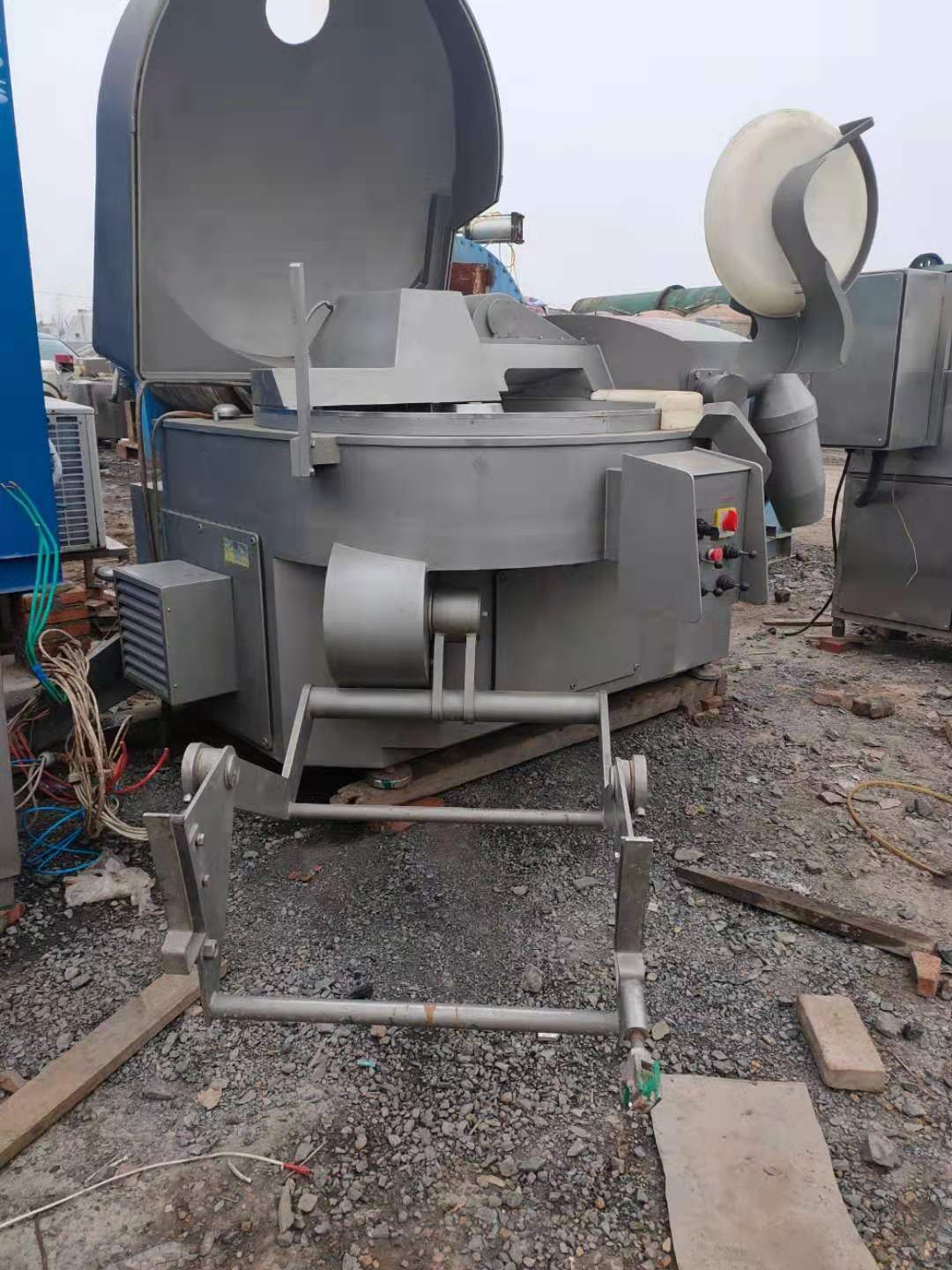 常年购销二手高速斩拌机 二手330型元昌变频斩拌机