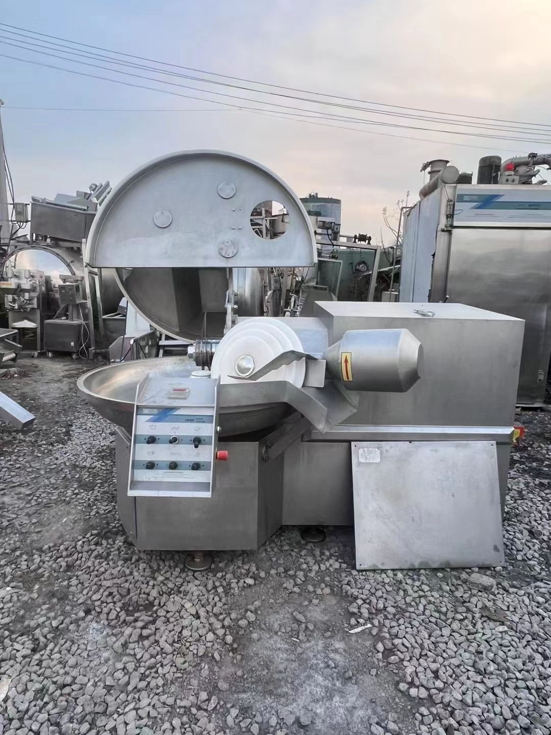 常年购销二手高速斩拌机 二手330型元昌变频斩拌机