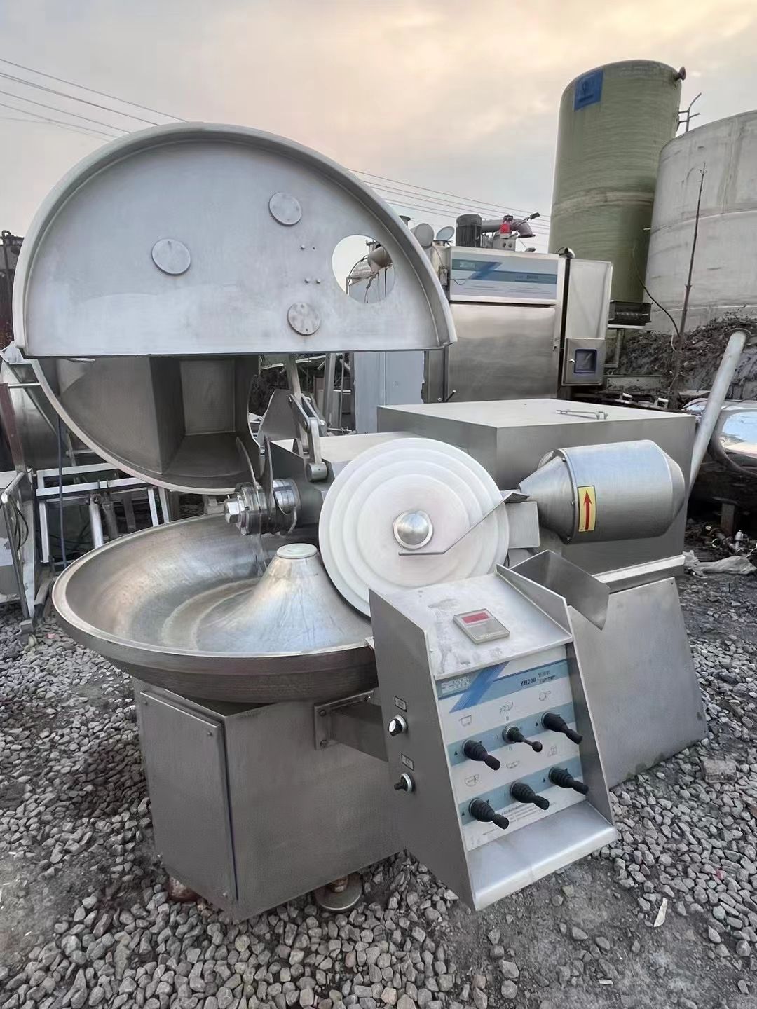 常年购销二手高速斩拌机 二手330型元昌变频斩拌机