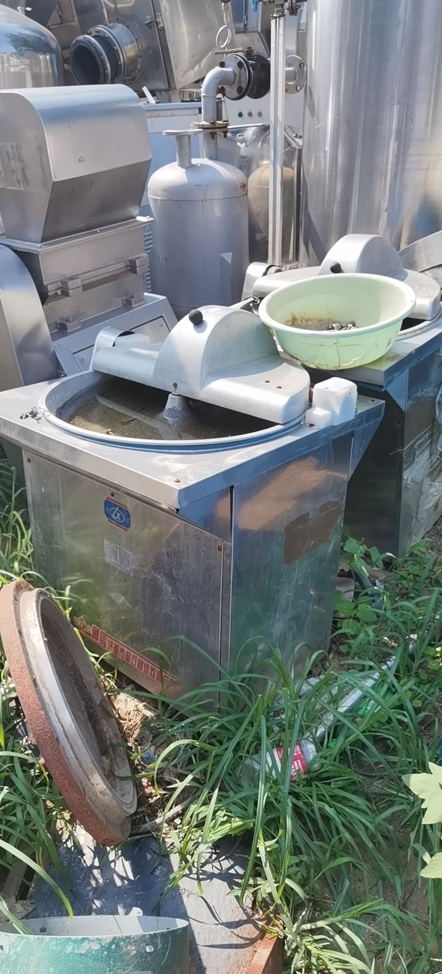 常年购销二手高速斩拌机 二手330型元昌变频斩拌机