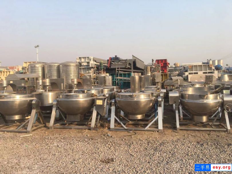 安徽地区高价回收一批斩拌机杀菌锅灌肠机食品厂肉制品厂加工设备
